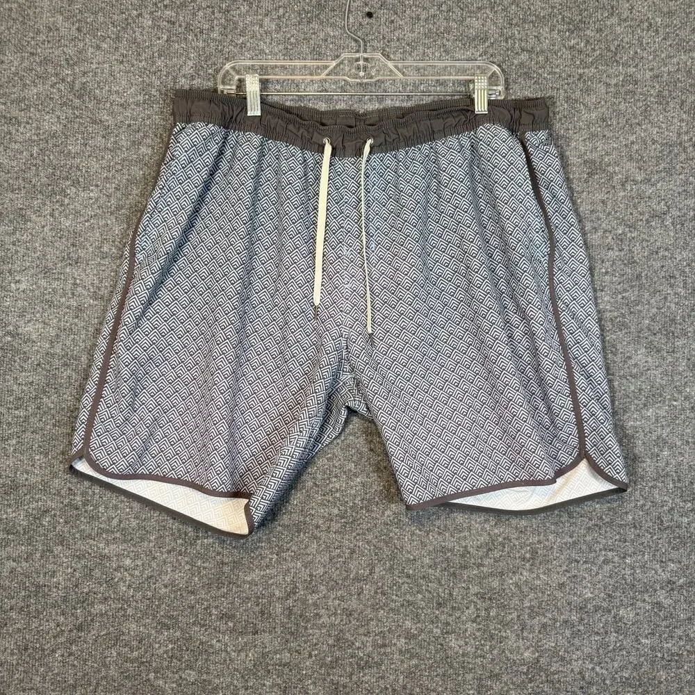 Fair Harbor Swim Trunks‎ Mens 2XL Blue Board Shorts Swim Surf Casual Lightweight